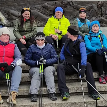 Ostrava - Komenského sady - zaostřeno na Nordic Walking techniku