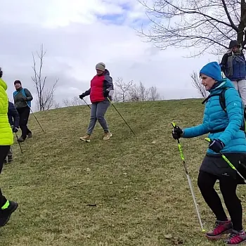 Ostrava - Komenského sady - zaostřeno na Nordic Walking techniku