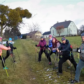 Ostrava - Nordic Walking kolem Plesné 5. ledna 2020