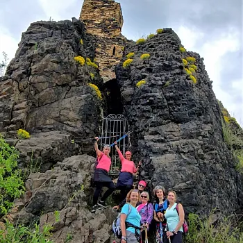 Víkendovka České středohoří, den první - Porta Bohemica a další krásy