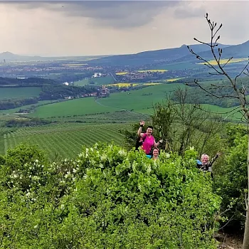 Víkendovka České středohoří, den první - Porta Bohemica a další krásy