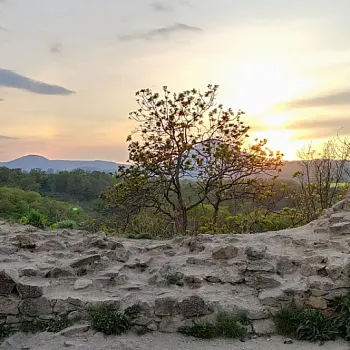 Víkendovka České středohoří, den druhý - večerní hrad Opárno