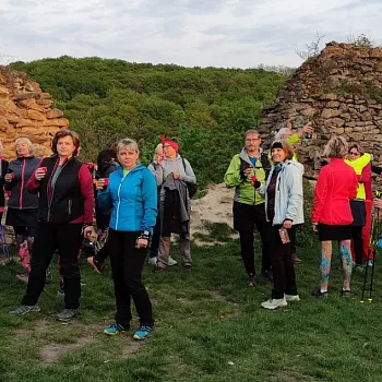 Víkendovka České středohoří, den druhý - večerní hrad Opárno