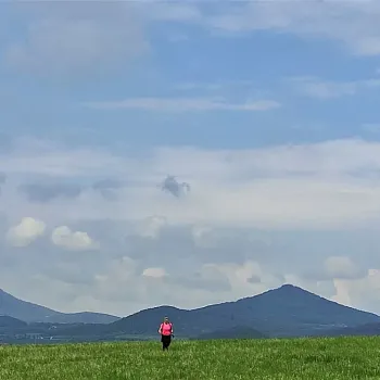 Víkendovka České středohoří, den třetí - jdeme na Milešovku
