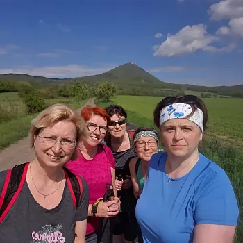 Víkendovka České středohoří, den třetí - jdeme na Milešovku