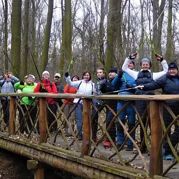 Veltruský zámecký park - Nordic Walking u hraběte Chotka - 11.1.2020