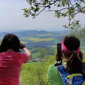 Víkendovka České středohoří, den třetí - jdeme na Milešovku