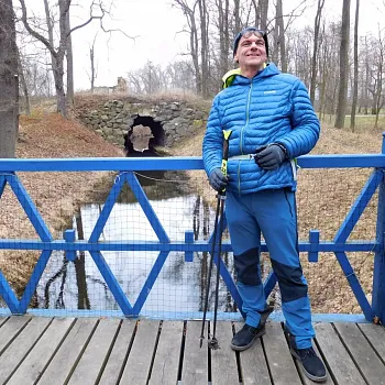 Veltruský zámecký park - Nordic Walking u hraběte Chotka - 11.1.2020