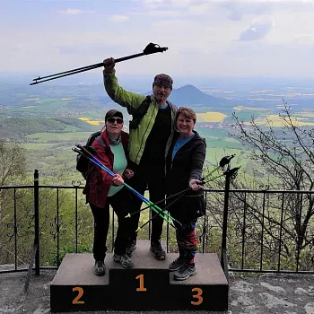 Víkendovka České středohoří, den třetí - jdeme na Milešovku