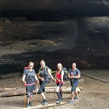 Nordic Walking expedice Máchovou cestou, den první.