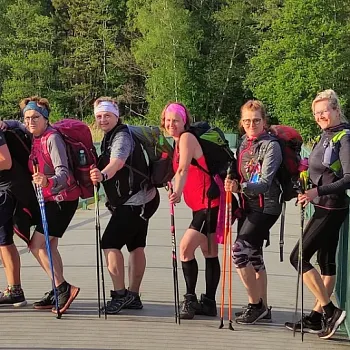 Nordic Walking expedice Máchovou cestou, den první.