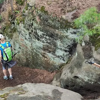 Nordic Walking expedice Máchovou cestou, den první.