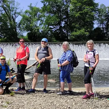 Zámecký Nordic Walking výšlap Kravaře - Velké Hoštice.