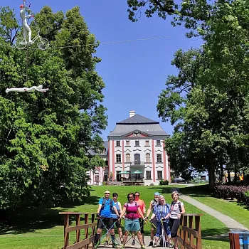Zámecký Nordic Walking výšlap Kravaře - Velké Hoštice.