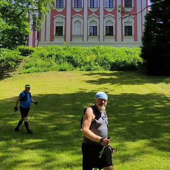 Zámecký Nordic Walking výšlap Kravaře - Velké Hoštice.