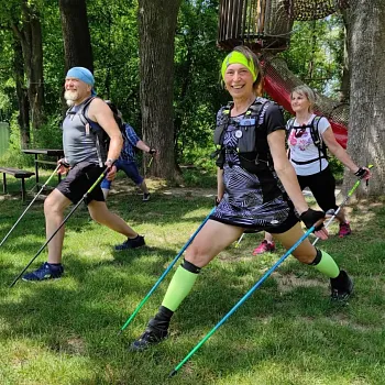 Zámecký Nordic Walking výšlap Kravaře - Velké Hoštice.