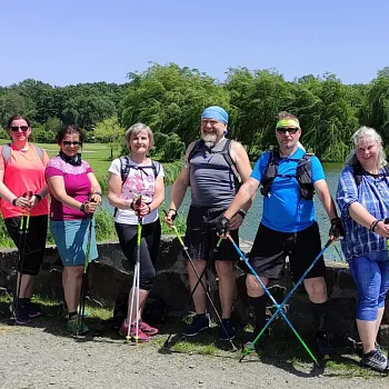 Zámecký Nordic Walking výšlap Kravaře - Velké Hoštice.