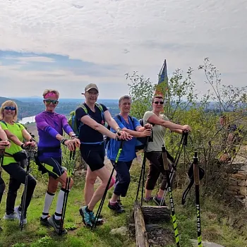 Nordic Walking v Českém středohoří - recept na dobrou náladu.