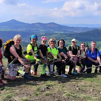Nordic Walking v Českém středohoří - recept na dobrou náladu.