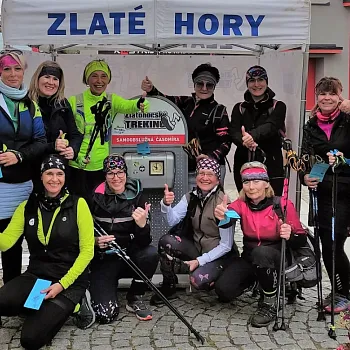 Nordic Walking na Zlatohorském trekingu 2022