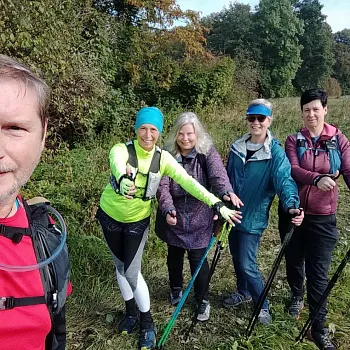 Ostrava - Nordic Walking přírodní rezervací Rezavka