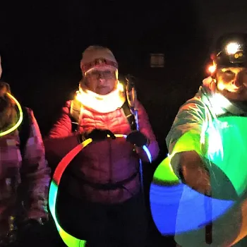 Mělník - předvánoční světýlkový Nordic Walking ve tmě