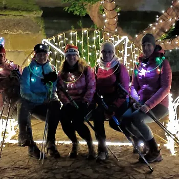 Mělník - předvánoční světýlkový Nordic Walking ve tmě