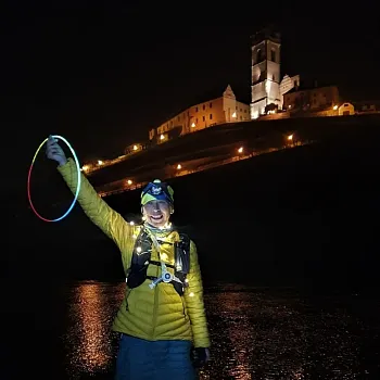 Mělník - předvánoční světýlkový Nordic Walking ve tmě