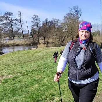Podél Bílé řeky - Nordic Walking z Neratovic do Kostelce