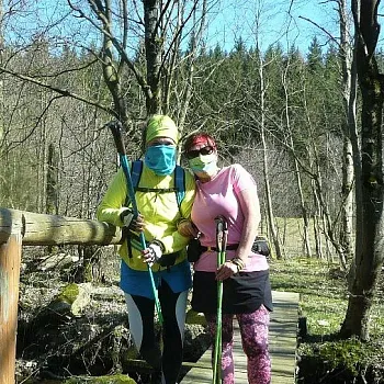 Nordic Walking velikonoce 2020 - ve dvou