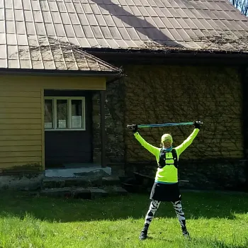 Nordic Walking divoká, šumivá Ostravice, ve dvou.