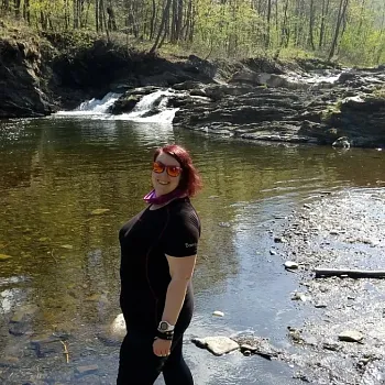 Nordic Walking divoká, šumivá Ostravice, ve dvou.