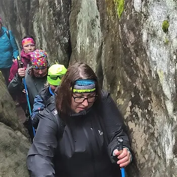 Broumovsko, den první. V mlhách se ztrácí můj cíl.