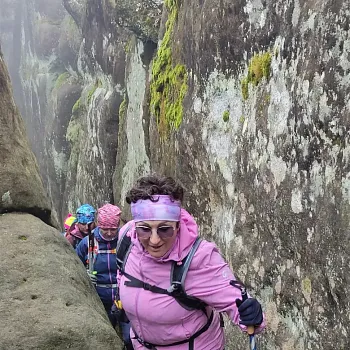 Broumovsko, den první. V mlhách se ztrácí můj cíl.