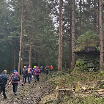 Broumovsko, den první. V mlhách se ztrácí můj cíl.