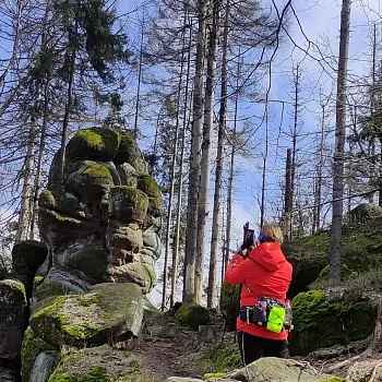 Broumovsko, den první. V mlhách se ztrácí můj cíl.