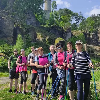 Kokořínsko - Nordic Walking krajem mého táty