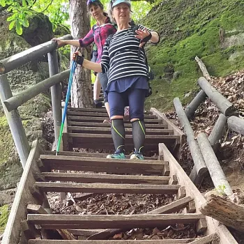 Kokořínsko - Nordic Walking krajem mého táty