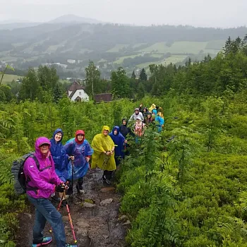 Nordic Walking expedice Beskydy, den první.