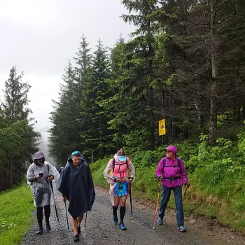 Nordic Walking expedice Beskydy, den první.