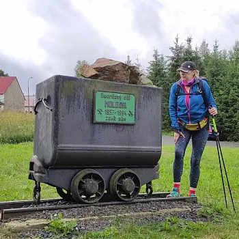Krušné hory - nádherné, pro Nordic Walking jako dělané.