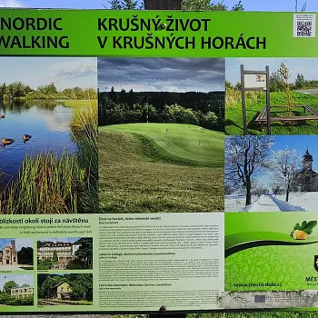 Krušné hory - nádherné, pro Nordic Walking jako dělané.