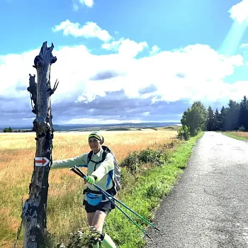 Krušné hory - nádherné, pro Nordic Walking jako dělané.