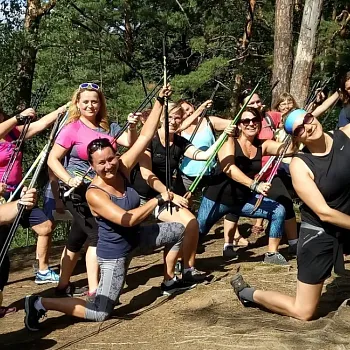 Srdečné nordicwalking pozdravy z Kokořínska Kokořín-Harasov