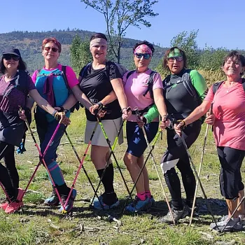 Svatý Václav na Zlatohorsku. Nordic Walking i sightseeing.