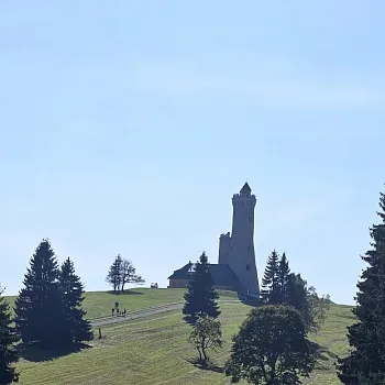Svatý Václav na Zlatohorsku. Nordic Walking i sightseeing.
