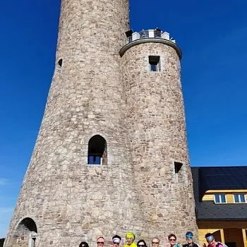 Svatý Václav na Zlatohorsku. Nordic Walking i sightseeing.