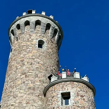 Svatý Václav na Zlatohorsku. Nordic Walking i sightseeing.