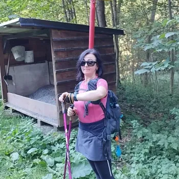 Svatý Václav na Zlatohorsku. Nordic Walking i sightseeing.