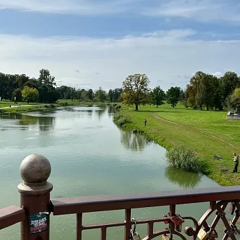 Svatý Václav na Zlatohorsku. Nordic Walking i sightseeing.